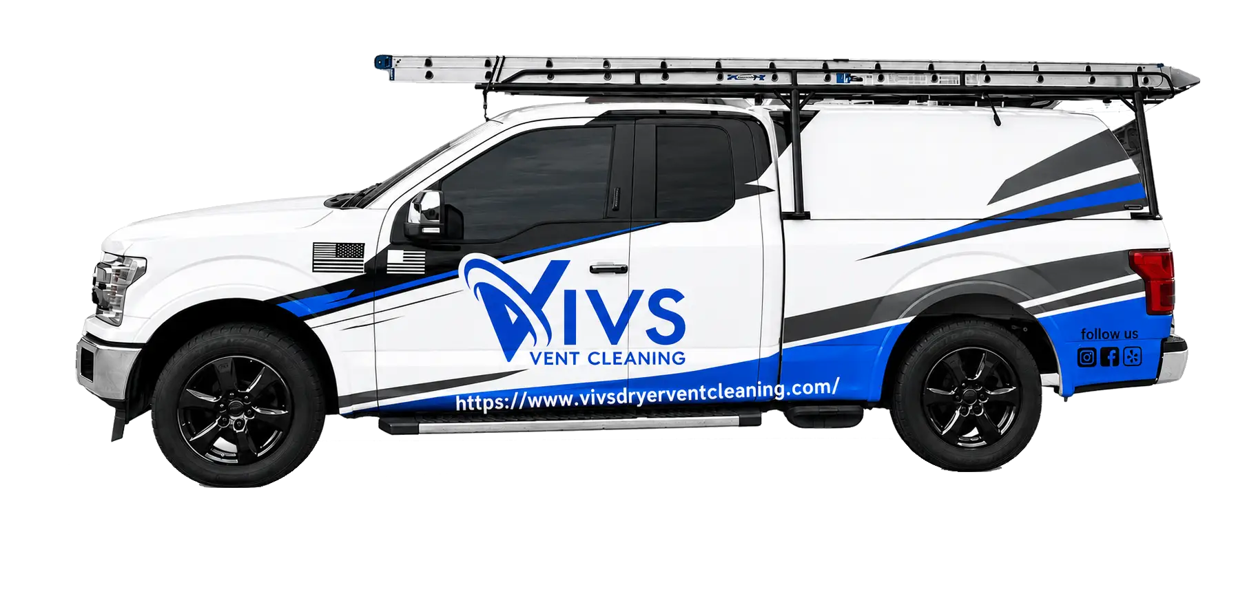 Viv's Vent Cleaning truck